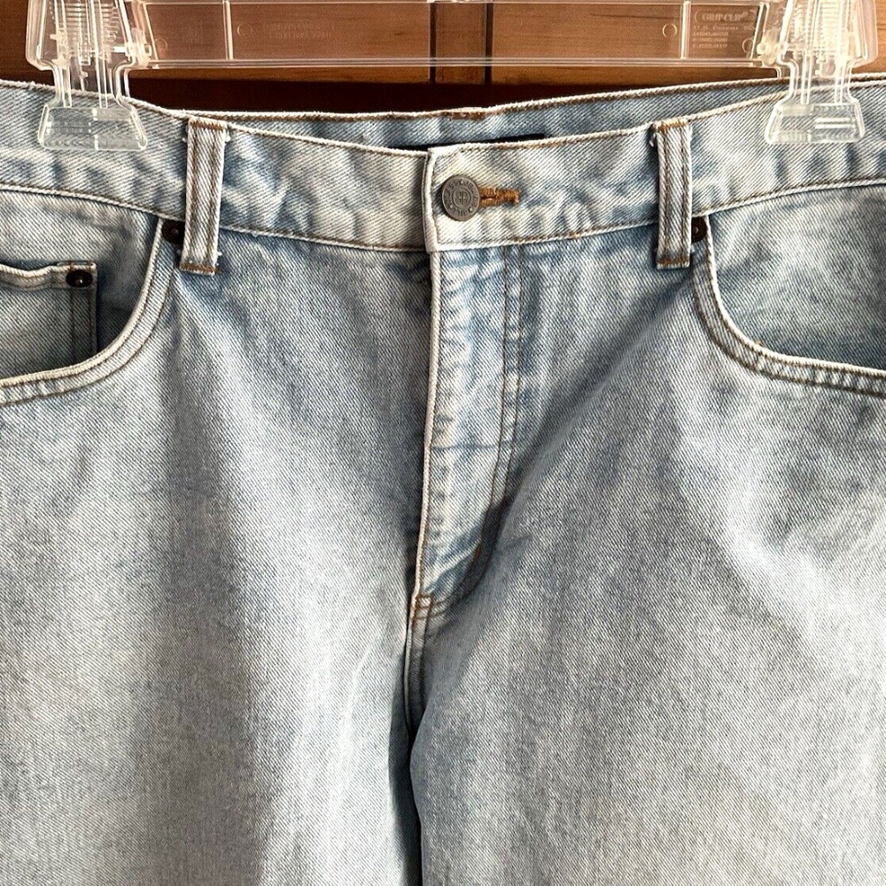 Retro Mom Jeans 100% Cotton Bill Blass Women's Size 12P High Waist Relaxed Fit